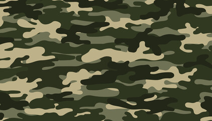 Camuflagem militar verde (Green military camouflage) © Cristian