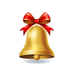 christmas bell isolated