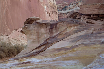 Colorful rock formations at Capitol Reef National Park, Utah, USA
