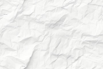 Fototapeta premium Seamless white crumpled paper texture