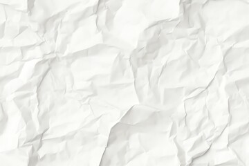 Seamless white crumpled paper texture