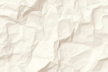 Seamless white crumpled paper texture