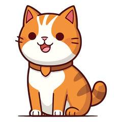 Fluffy Companion: Captivating 2D Illustration of a German Rex Cat