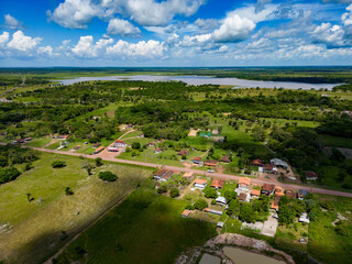 Fototapeta na wymiar Retiro Grande, Ilha do Marajó, Pará, Brasil