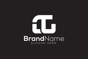 Obraz premium Letter T W logo design vector template