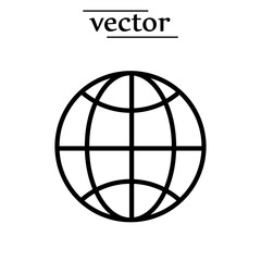 Go to web symbol icon vector flat illustration on white background..eps