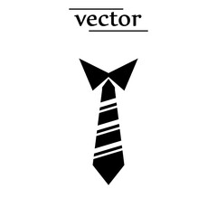 Tie Icon in trendy flat style vector illustration for app and site on white background..eps