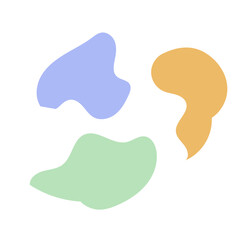 Pastel Abstract Shapes Vectors 