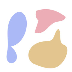 Pastel Abstract Shapes Vectors 