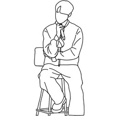 Illustration vector of Kpop fashion stage. idols of Koreans performing. K-pop male fashion idol. singer who is singing wearing beautiful clothes