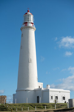 Lighthouse of the city of La Paloma in Rocha in Uruguay.