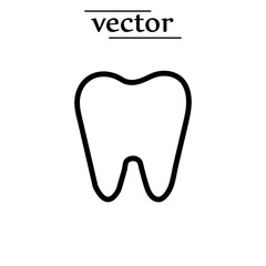 Obraz premium care, cavity, dental, dentist, design, doctor, enamel, health, healthy, human, hygiene, icon, illustration, isolated, medical, mouth, object, oral, pain, paste, root, sign, smile, symbol, tooth, tooth