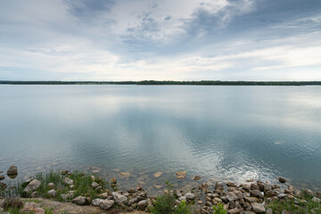 Sky Reflections on The Calm Waters of The Lake