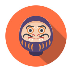 Daruma face icon 