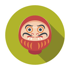 Daruma face icon 