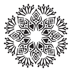 Korean japan thailand floral pattern icon illustration