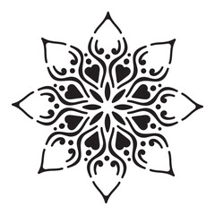 Korean japan thailand floral pattern icon illustration