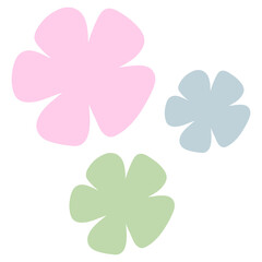 Pastel flowers 