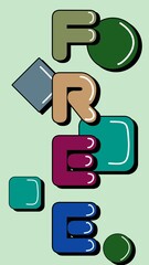 Fototapeta premium Free sale sign 