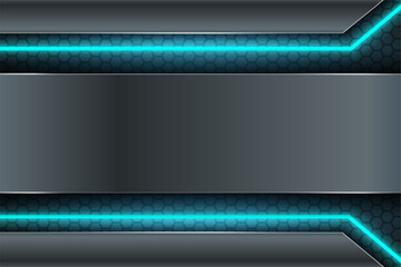 Abstract Modern Diagonal Background With Glow Turquoise Color