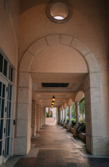 corridor of the building coral gables miami 
