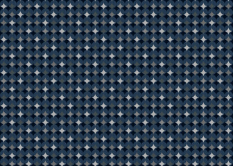 Art inspired vector background with gray and blue star elements. Abstract monochrome seamless pattern design, for print fabric textile masculine male shirt ladies dress cloth cushion 