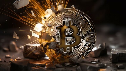 Bitcoin crypto shattering