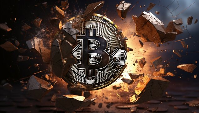 Bitcoin crypto shattering