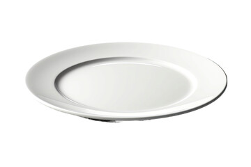 transparent background with a plate