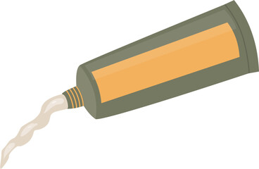 Vector of toothpaste