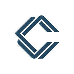 Monogram design vector logo. Monogram initial letter mark C logo design. Monogram design vector logo. Monogram initial letter mark C logo design simple C monogram