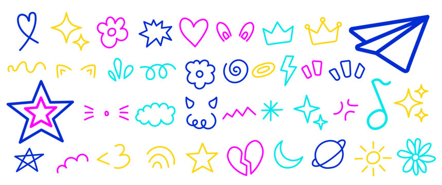 Cute Bright Doodle KPOP 1