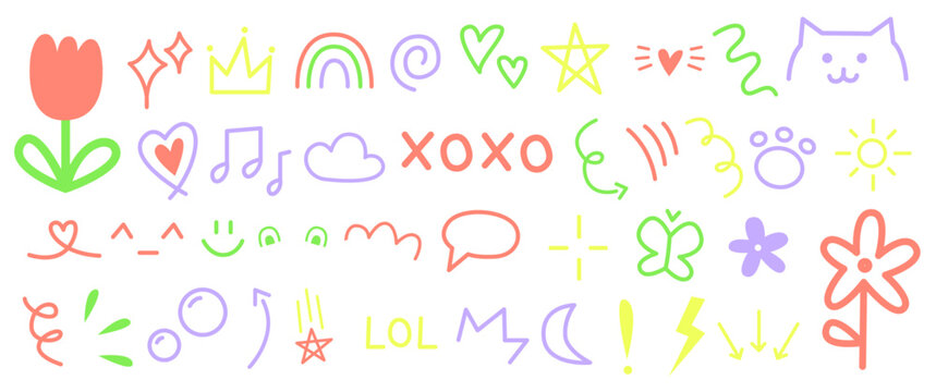 Cute Bright Doodle KPOP 2