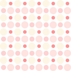 circle seamless pattern vector, abstract repeating background