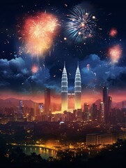 Malaysia Day Background, generative ai