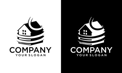 Plumber home repair service logo design template