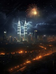 Malaysia Day Background, generative ai