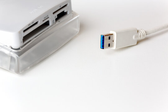 USB 3.0 multiple card reader and cable