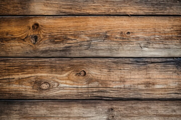 Fototapeta premium Weathered beauty and rich textures of rustic wooden planks or logs, adding a touch of natural charm and warmth to any design. Generative AI.