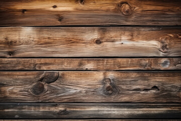 Naklejka premium Weathered beauty and rich textures of rustic wooden planks or logs, adding a touch of natural charm and warmth to any design. Generative AI.