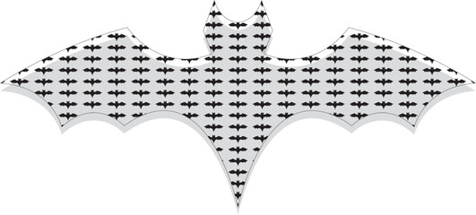 illustration of a cross with wings