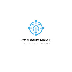 Marine Global Vector Logo perfect for Internet, Technology, Security industry