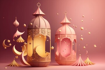 lantern islamic ,islamic frame, window mosque,  eid mubarak, Eid al Adha banner