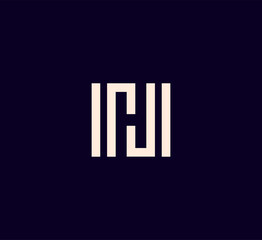 Obraz premium Unusual geometric letter H. Architecture vector logo. Isolated monogram.