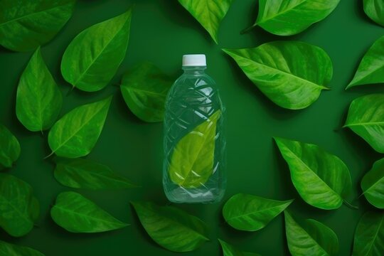 recycle plastic bag and plastic bottle