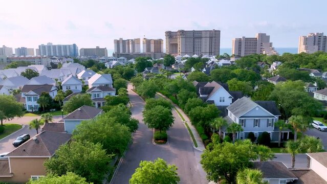 North Myrtle Beach Forward Push with neighborhood and North Beach Tower in shot