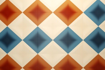 Fototapeta na wymiar Minimalist Diamond Tile Pattern Background, Generative AI