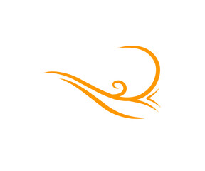 Swirl Element Doodle Vector