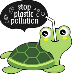 Say No To Plastic Stickers.