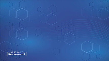 Colorful geometric background. Blue elements with fluid gradient. Vector illustration